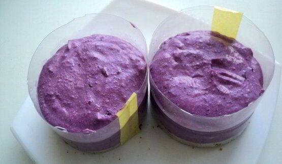 мини-чизкейки с черникой