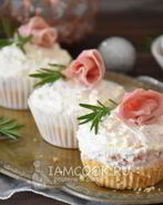 Порционные закусочные чизкейки с ветчиной