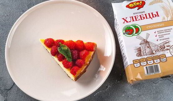 простой чизкейк на основе из хлебцев