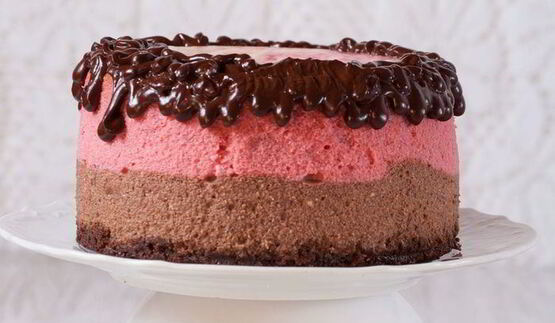 шоколадно-вишневый чизкейк