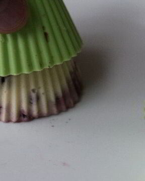 Сметанный чизкейк с брусникой на пару