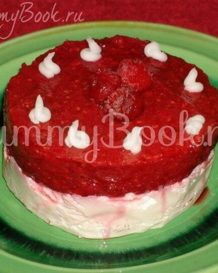 Рецепт ванильного чизкейка-лайта с ягодой