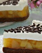 Яблочно-ванильный чизкейк