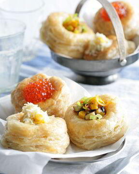 Фаршированные волованы