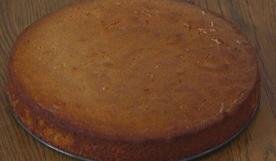 апельсиновый кекс с орехами и медом