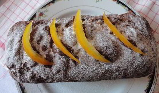 арахисовый кекс с цукатами