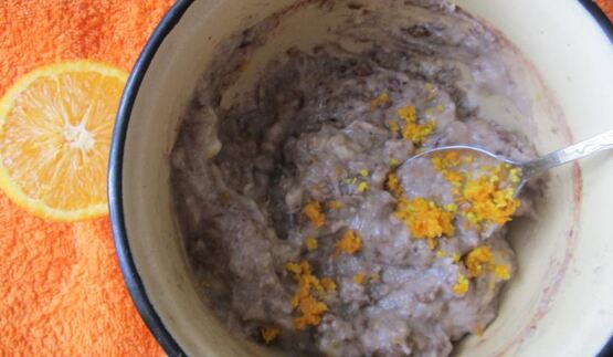 чечевичные кексы с цитрусовыми чипсами