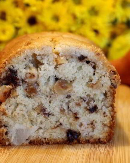 Рецепт грушевого кекса с шоколадом и фундуком