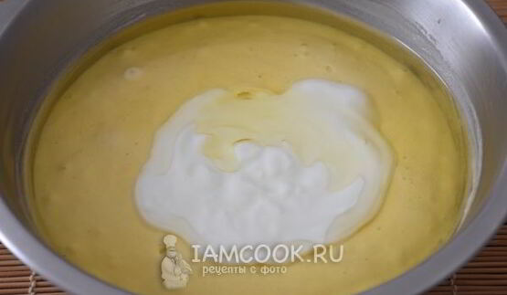 йогуртовый кекс с черникой