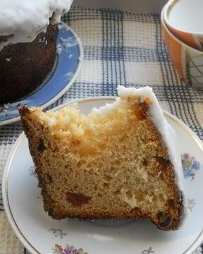 Кекс из дрожжевого теста