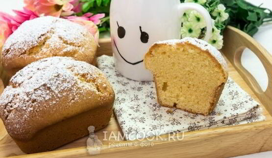 кекс на желтках