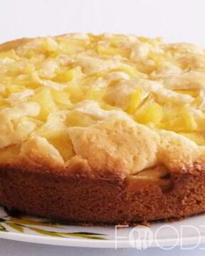 Кекс с ананасами