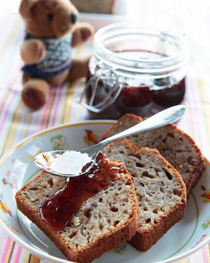 Рецепт кекса с бананом на полдник