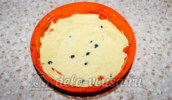 кекс с черной смородиной