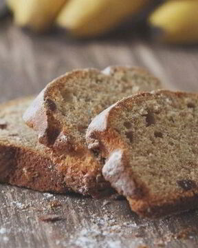 Кекс с финиками и бананом