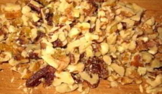 кекс с изюмом и грецкими орехами