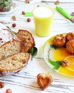 Кекс с орехами