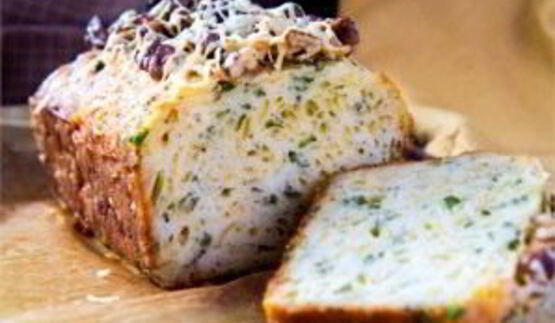 кекс с сыром и зеленью