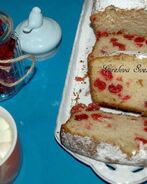 Кекс с вяленой вишней на вишневом пиве