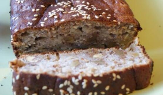 кекс с яблоком на основе трех видов муки