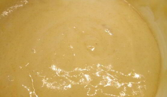 кекс сметанный с грушами