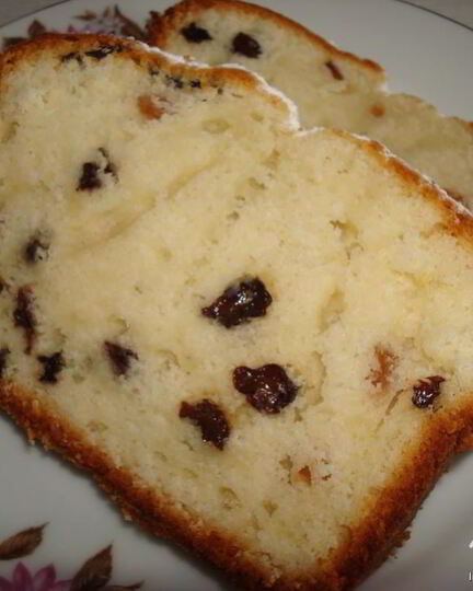 Рецепт кекса творожного с изюмом по госту