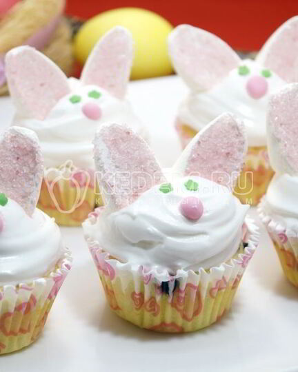 Рецепт кексов пасхальных кролики