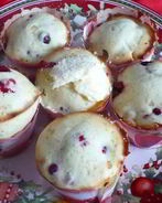 Клюквенные кексы