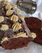 Кофейно-вишневый кекс