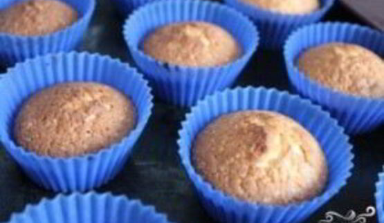 лимонные кексы в силиконовых формочках