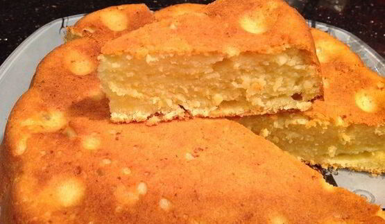 мандариново-творожный кекс