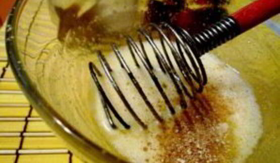 молочный кекс в микроволновке