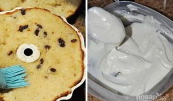 ромовый кекс с изюмом