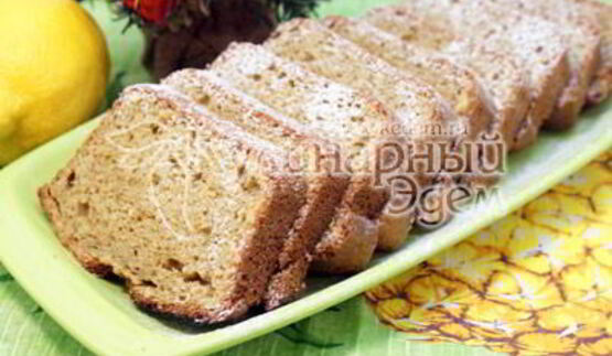 рождественский лимонный кекс