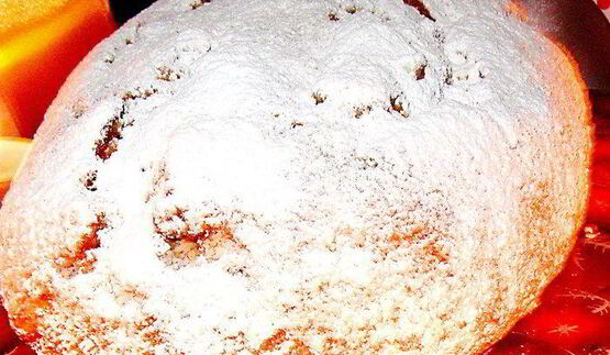 рождественский творожный штоллен