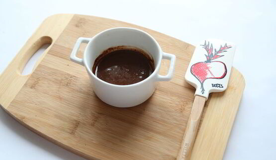 шоколадный фондан