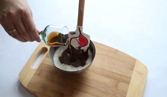 шоколадный фондан