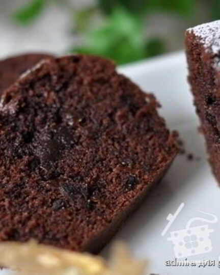 Рецепт шоколадного кекса с черносливом