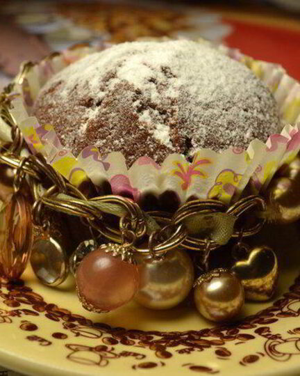 Рецепт шоколадных кексов с начинкой из белого шоколада