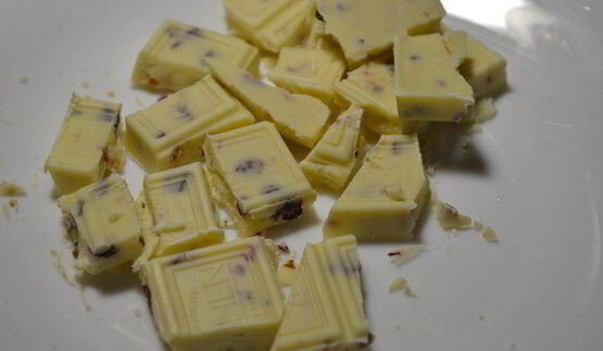 шоколадные кексы с начинкой из белого шоколада