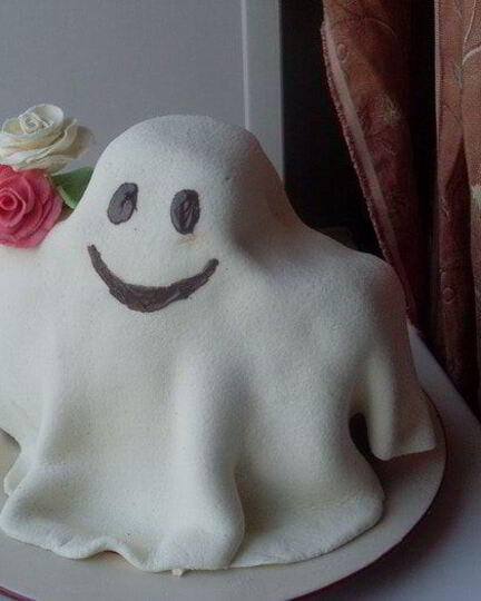Рецепт торта-кекса дружелюбное привидение на хэллоуин