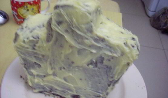 торт-кекс дружелюбное привидение на хэллоуин