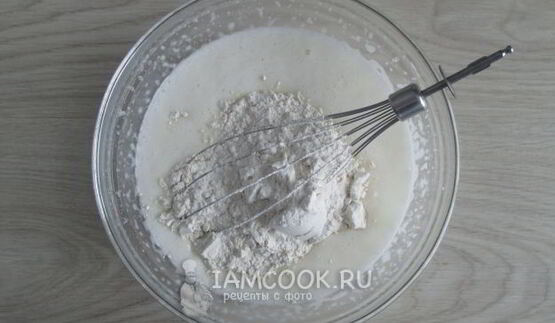 ванильный кекс в микроволновке