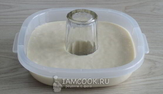 ванильный кекс в микроволновке