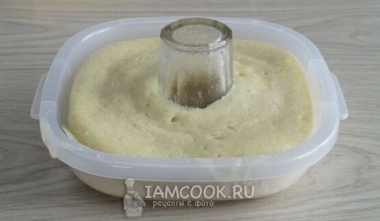 ванильный кекс в микроволновке