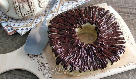 ванильный кекс в микроволновке