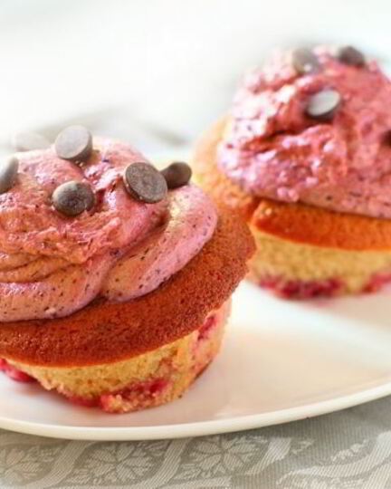 Рецепт вишневых капкейков