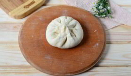 хачапури с сыром и персиками