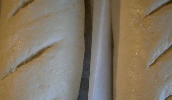 батон на долгой опаре