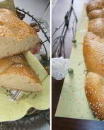 Белый хлеб с медом и имбирем